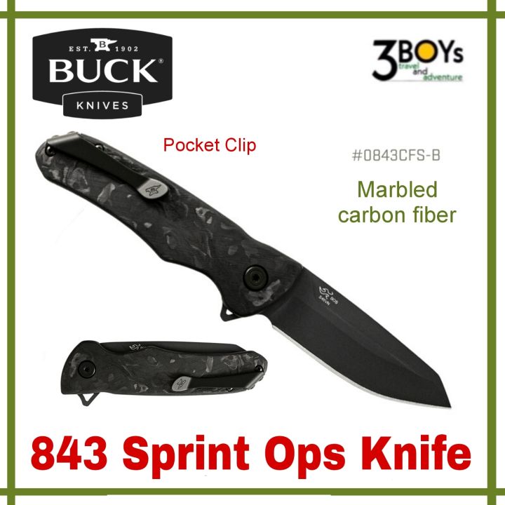 มีด-buck-รุ่น-843-sprint-ops-knife-เป็นมีดระบบ-flipper-เปิดได้ด้วยมือเดียว-ใบมีดเคลือบ-cerakote-สีดำ-ผลิต-อเมริกา