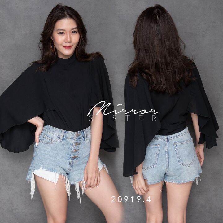 mirrorsister-20919-4-เสื้อตัวเก๋-เสื้อสีสดใส-เสื้อทำงาน-เสื้อออกงาน-เสื้อเรียบง่าย