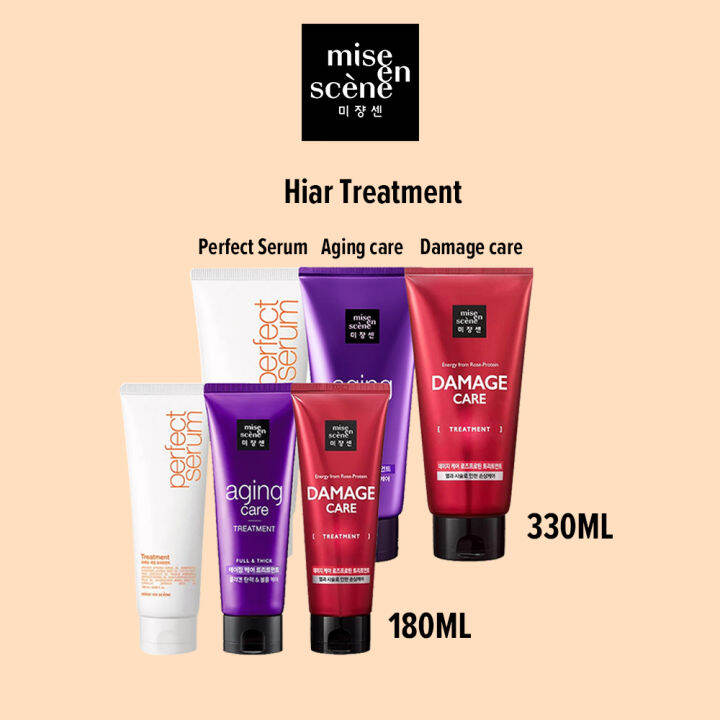 Mise En Scene Perfect Serum Treatment Hair Mask, Damage Care, Aging