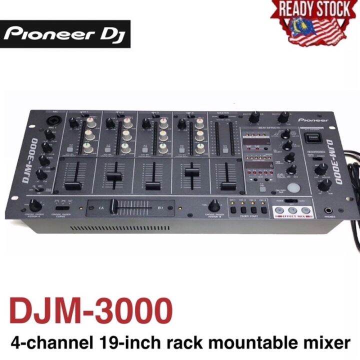 ( Readystock )PIONEER DJ DJM3000 4channel 19inch rack mountable