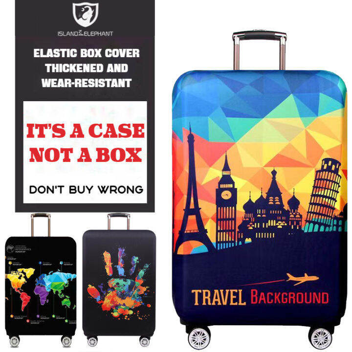 ISLAND ELEPHANT Luggage Cover Baggage Cover Travel Luggage Cover Travel