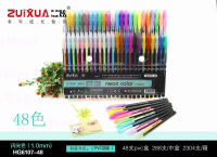 ปากกาเจล สีนีออน เมทาลิค Neon Gel Pen 48 colors ปากกาหลายสี ปากกาเน้นคำ ปากกาจดโน้ต ปากกาเขียน Mind Map