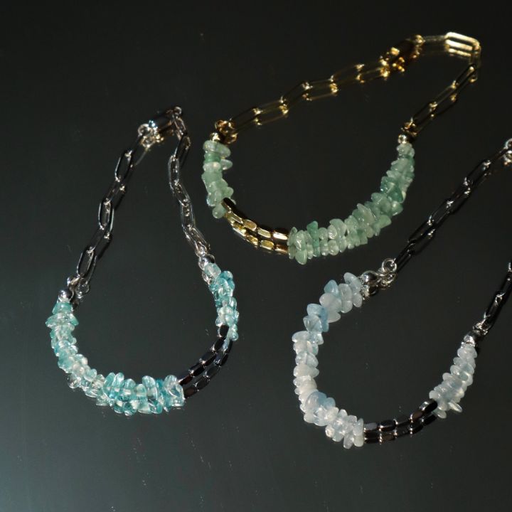 กำไลหิน-serenus-อเวนเจอรีน-aventurine-และไพไรต์-pyrite