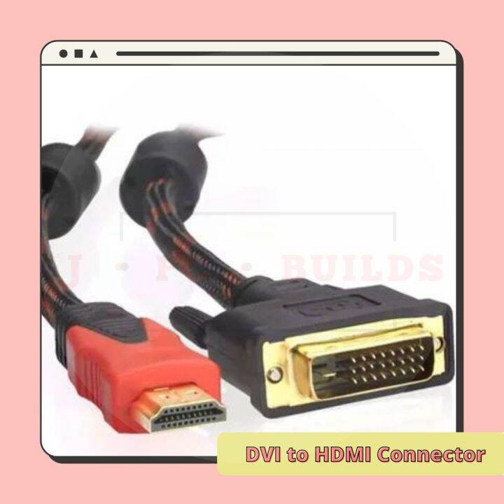 DVI to HDMI CABLE Lazada PH