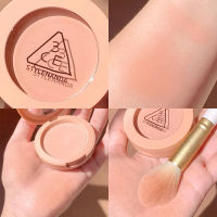 เกาหลี3CE สีเดียวปัดแก้มพีชสีแอปริคอท MONO Pink หมอกนุ่ม Nude Peach แมตต์ Rose Beige