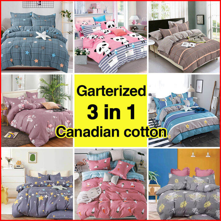 Family size double bed garterized sheet skinfriendly and comfortable 3