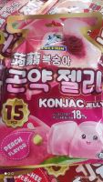 DOLPHIN...เจลลี่  เยลลี่บุกผลไม้  มี4รส(องุ่น,  พีช, ลิ้นจี่)KONJAC JELLY