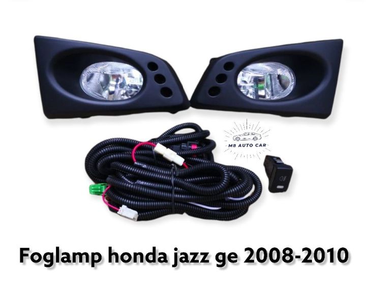ไฟตัดหมอก honda jazz ge 2008 2009 2010 รุ่นไม่ท้อป ไฟสปอร์ตไลท์ ฮอนด้า แจ๊ส foglamp honda jazz ge no top model 2008-2010