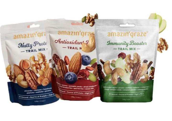 Amazin' Graze Trail Mix No Salt & Sugar (30g/ 130g) Halal Certified