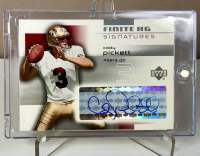 CODY PICKETT ROOKIE ✍️ AUTOGRAPH CARD การ์ดสะสมอเมริกันฟุตบอล ? NFL FINITEHG SIGNATURES ?? San Francisco 49ers ?