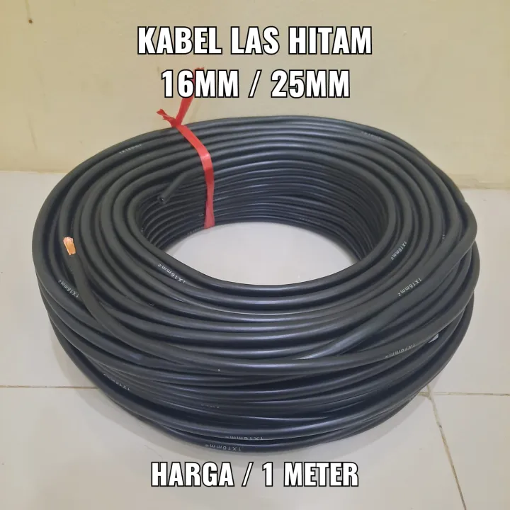 Kabel Las 16mm/25mm Hitam Kabel Mesin Travo Las Listrik 16mm/25mm Hitam ...