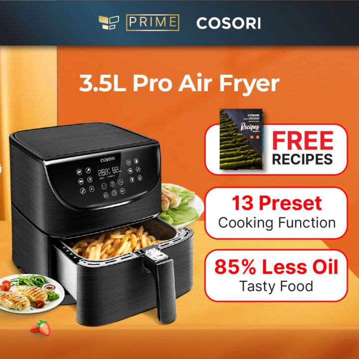 COSORI Air Fryer LED Touch Digital Screen With Recipes Cookbook Non