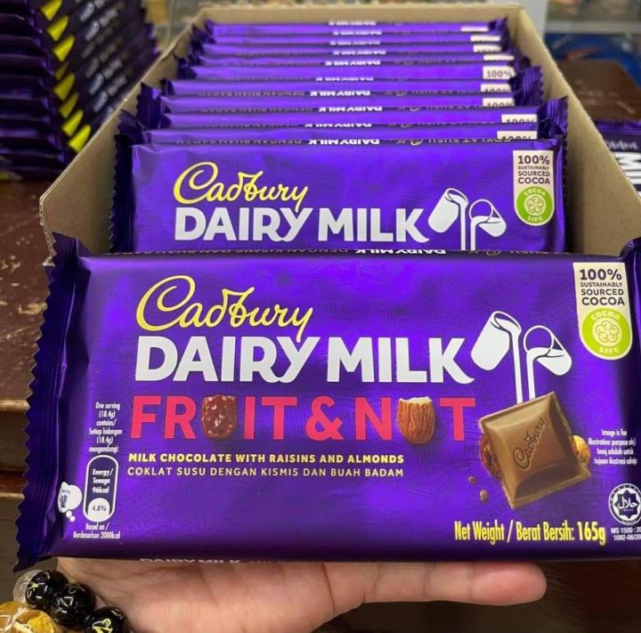 Cadbury dairy milk fruit & nut 160grams | Lazada PH