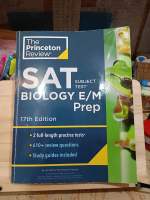 [EN] Cracking the SAT Subject Test in Biology E/M, 17th Edition PRINCETON REVIEW / 2019 / PAPERBACK หนังสือภาษาอังกฤษ