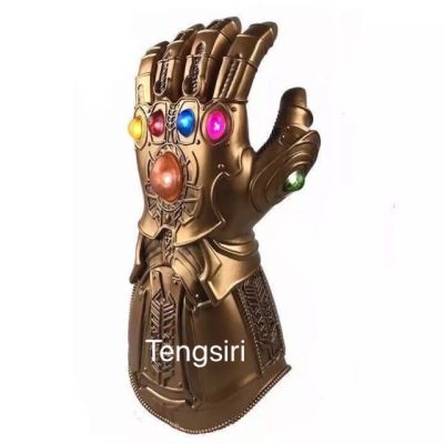 ถุงมือธานอส ขยับนิ้วได้ ถุงมือ Thanos Infinity Gauntlet มีไฟ มีเสียง Toy ของเล่นเด็ก ถุงมือทานอส