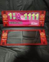 กรอบทะเบียน Manchester United กรอบป้ายทะเบียนการ์ตูน ลายแมนยู แถมฟรี ชุดน็อตในกล่อง ใส่รถ1️⃣คัน มี2️⃣แผ่น มี3️⃣ขนาดให้เลือก