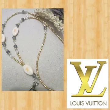 Louis Vuitton Angel Wing Pearl Necklace Gold Chain