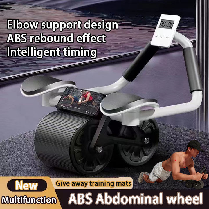 Abdominal Roller Wheel Elbow Support Rebound Abdominal Wheel