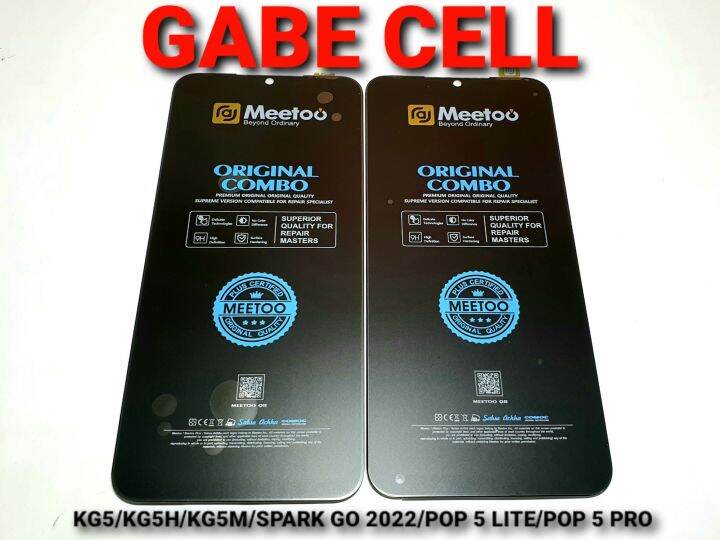 LCD TECNO KG5/KG5K/KG5M/SPARK GO 2022/POP 5 LITE/POP 5 PRO FULLSET ...