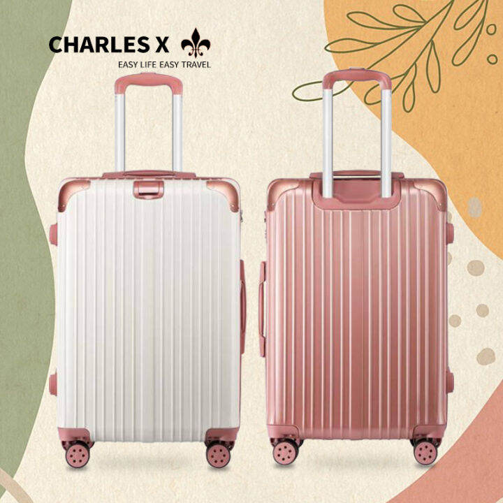 CHARLES X Travel Case 20/24 Inch Suitcase Lightweight Carry On Hand