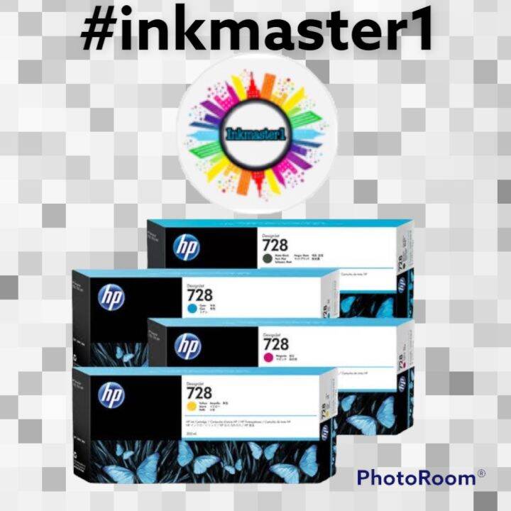 HP 728 Ink Cartridge 300mL/130mL (for HP Designjet T730/T830) Lazada PH