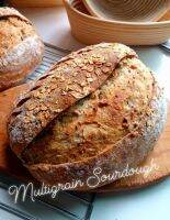 Multigrain Sourdough 600g แป้งโฮวีท ยีสธรรมชาติ ดีต่อสุขภาพ