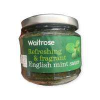 Waitrose English Mint Sauce ซอส มิ้นท์ สำหรับ สเต็ก 195 กรัม