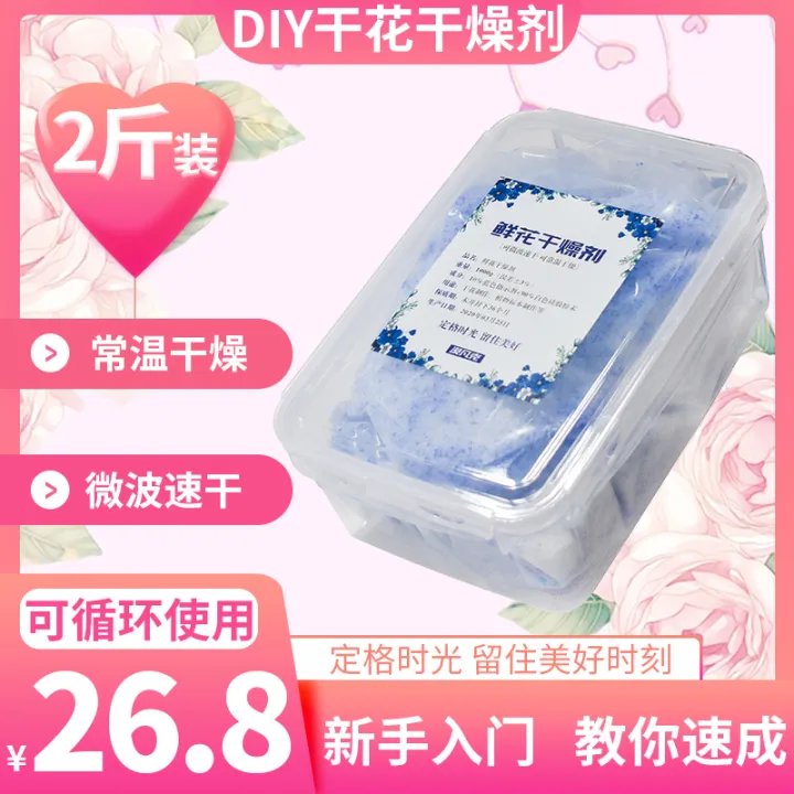 DIY Flower Desiccant Dry Sand Plant Specimen Making Eternal Flower Rose