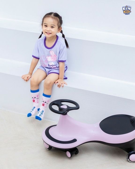 ค่าส่งถูก-kinkinkids-balance-handle-car-รถดุ๊กดิ๊ก-ทรงกลม-บาลานซ์-kinkinkids