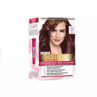 เบอร์ 4.2 (สีผมน้ำตาลประกายม่วง)[1กล่อง] L’oreal Paris ลอรีอัล ปารีส เอกซ์เซลเล้นซ์ ครีม แอดวานซ์ ทริปเปิล แคร์ ครีม คัลเลอร์ เบอร์ 4.2 (สีผมน้ำตาลประกายม่วง) ครีมย้อมผม ผลิตภัณฑ์เปลี่ยนสีผม