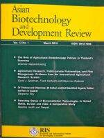 หนังสือมือสอง Asian Biotechnology and Development Review Vol.12 No.1 ..March 2010