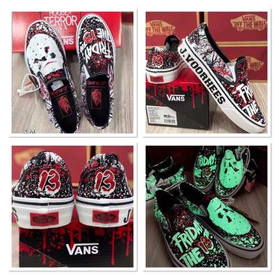 Vans Friday The 13th X House Of Terror Slip On (size37-45)