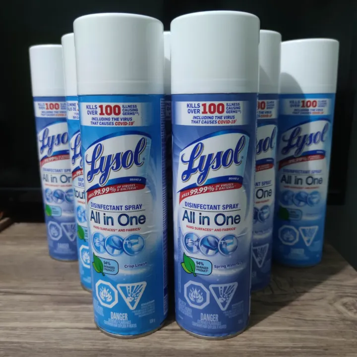 Lysol Disenfectant Spray All in One 538 grams | Lazada PH