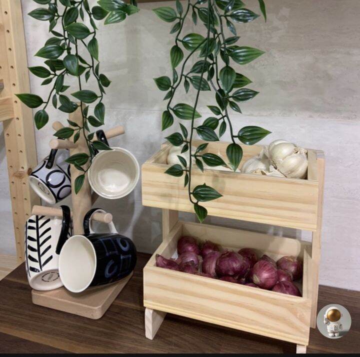 Multipurpose kitchen Rack Onion Garlic Rack Lazada