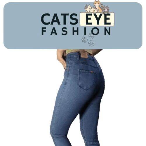 [Cats eye] ladies jeans pant kain getah pakai sedap Lazada