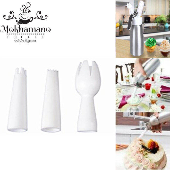 Nozzle cream whipper spare parts Nozzle whipped cream dispenser Cap charger n2o Head Decoration