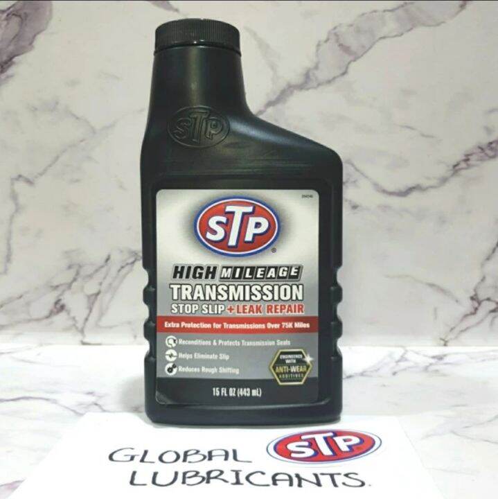 STP High Mileage Transmission Stop Slip + Leak Repair 443mL USA