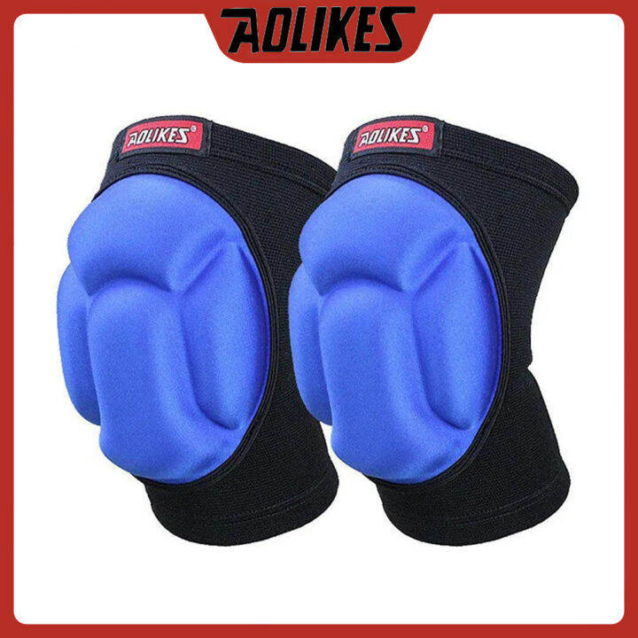 AOLIKES 1 Pair Knee Guard with Sponge Sports Knee Pads NonSlip Nylon