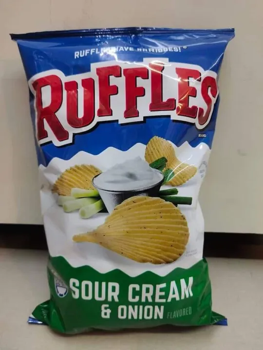 ruffles original / sour cream potato chips 184 grams | Lazada PH