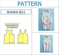 แพทเทิร์นเสื้อยืด WAWA-B21