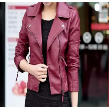 Leather shop jacket lazada