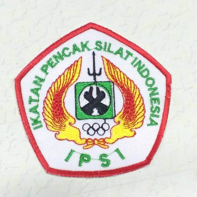 Bet / Lambang / Logo bordir Pencak Silat IPSI putihLogo IPSI Ikatan ...