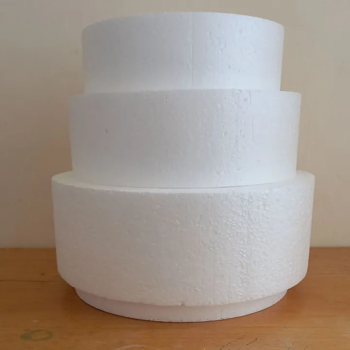 Round Styrofoam 4 inches Thick, 6", 7" & 8" Diameter Lazada PH