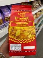 แม็กซิกัน คอร์น ชิพส์ ฮอท แอนด์ สไปซี่ ตรา เอลชาร์โร 200g Mexican Corn Chips Hot &amp; Spicy El Charro Brand ชิพข้าวโพด รสเผ็ดร้อน