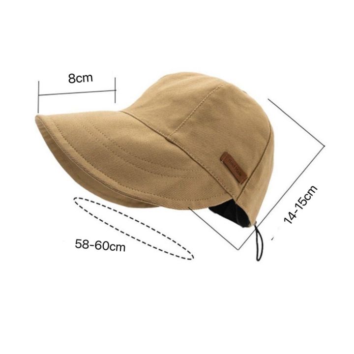 หมวกแก๊ปสำหรับผู้ใหญ่-รอบหัว-58-60cm-หมวกแก๊ปปีกกว้างผ้า-cotton-หมวกมินิมอลสไตล์เกาหลี-หมวกแฟชั่นผู้หญิง