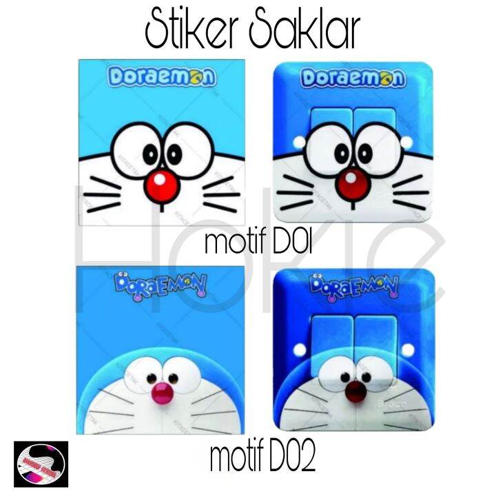 stiker saklar / sticker saklar motif doraemon | Lazada Indonesia