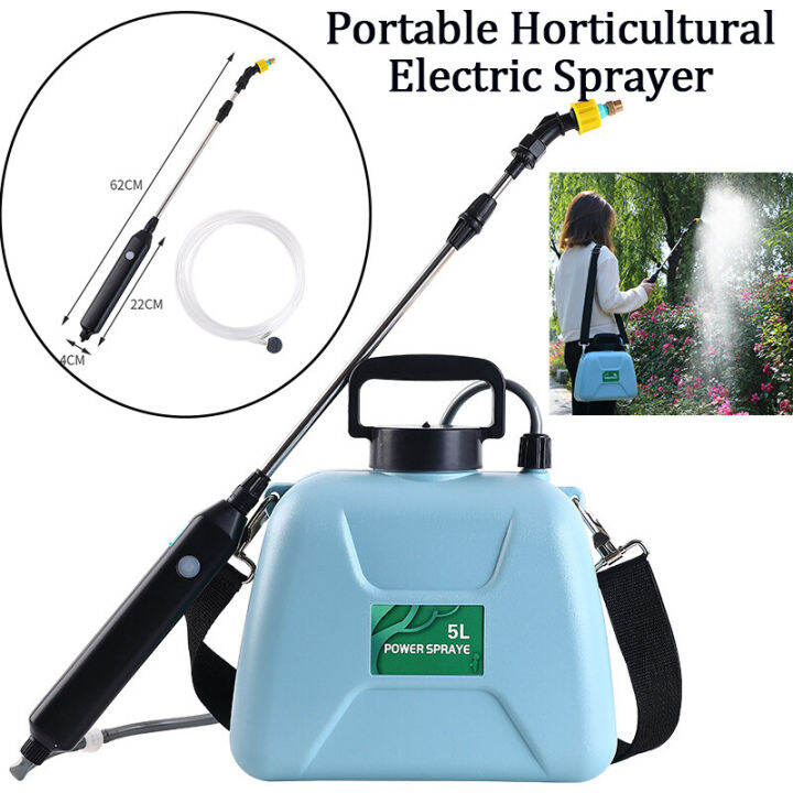 5L Shoulder Portable Gardening Electric Sprayer Garden Auto Atomizing