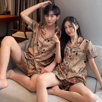 Silk Pajamas for Couple 