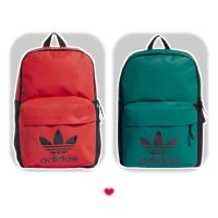 Adidas กระเป๋าเป้ สีแดง (ของแท้100%ชอปไทย) รุ่น Adicolor archive ลดราคา กระเป๋าเป้น้ำหนักเบา