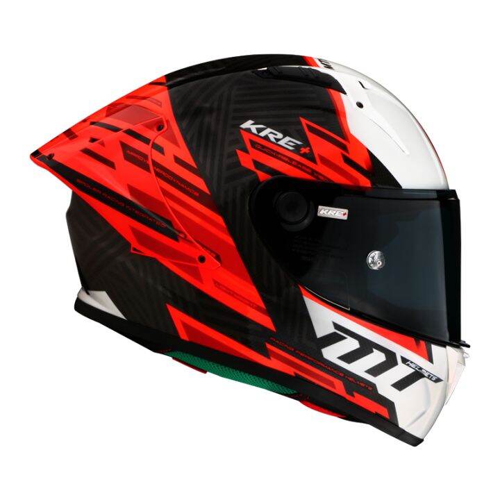 MT Full Face Helmet Carbon Fiber Shell with Double Dring KRE+ CF G